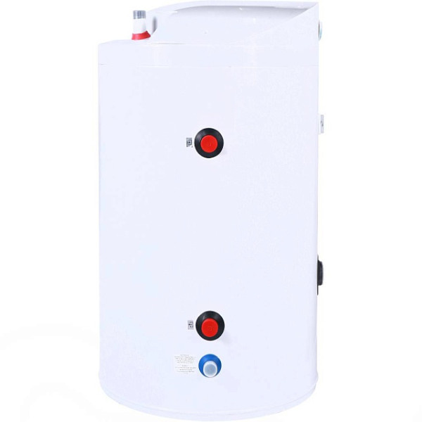 Бойлер косвенного нагрева Stout 100 л (комбинированный) напольный 2 ТО 32+24 кВт, ТЭН 3 кВт (SWH-1110-250300)