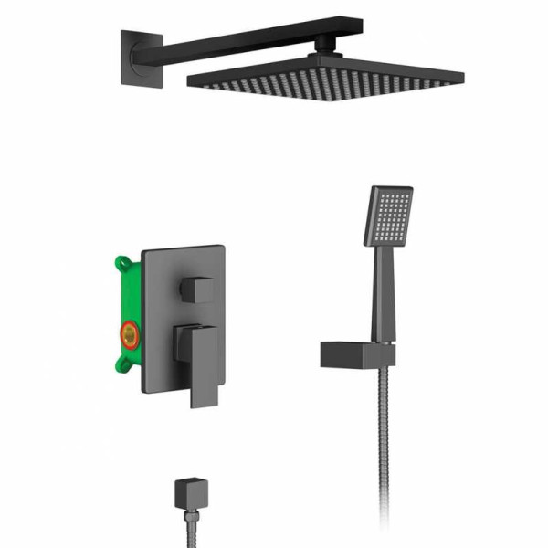 Душевая система Timo Selene черная внешняя часть внутреняя часть (SX-2069/03SM) Душевая система Timo Selene черная внешняя часть внутреняя часть (SX-2069/03SM)