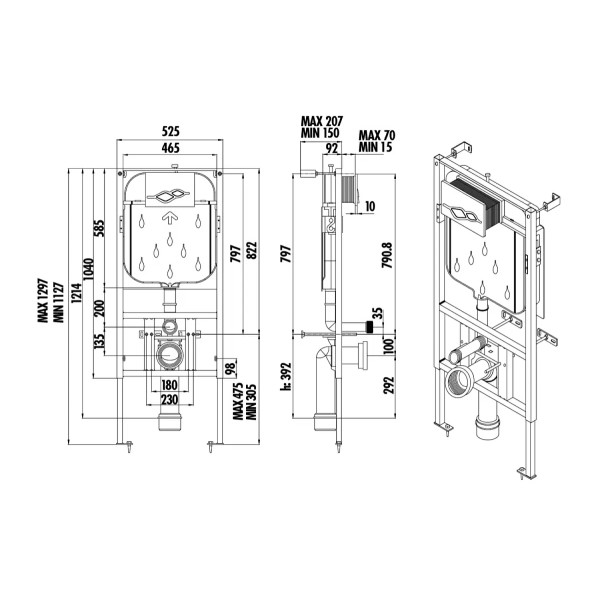 Инсталляция для унитаза Creavit (FGR7003.00) Инсталляция для унитаза Creavit (FGR7003.00)