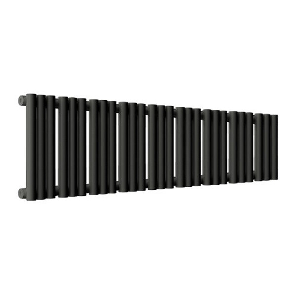 Радиатор стальной Empatiko боковое подключение, угольный черный (Takt S1-1072-200 Coal Black)
