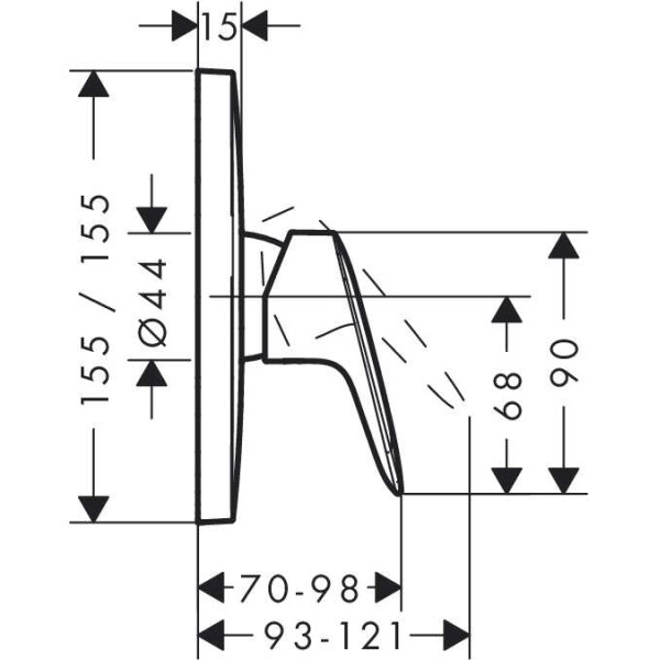 Смеситель для душа Hansgrohe Logis (71605000)