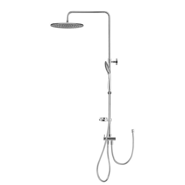 Душевой гарнитур Swedbe Calypso хром, серый (5101G1)