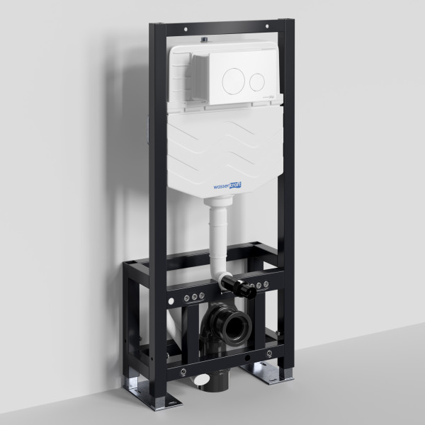 Инсталляция для унитаза WasserKRAFT Dill с клавишей смыва белая матовая (61TLT.010.ME.WM02) Инсталляция для унитаза WasserKRAFT Dill с клавишей смыва белая матовая (61TLT.010.ME.WM02)