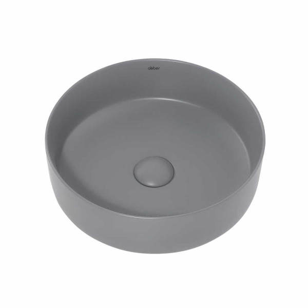 Раковина накладная Abber Bequem серая матовая (AC2108MG)