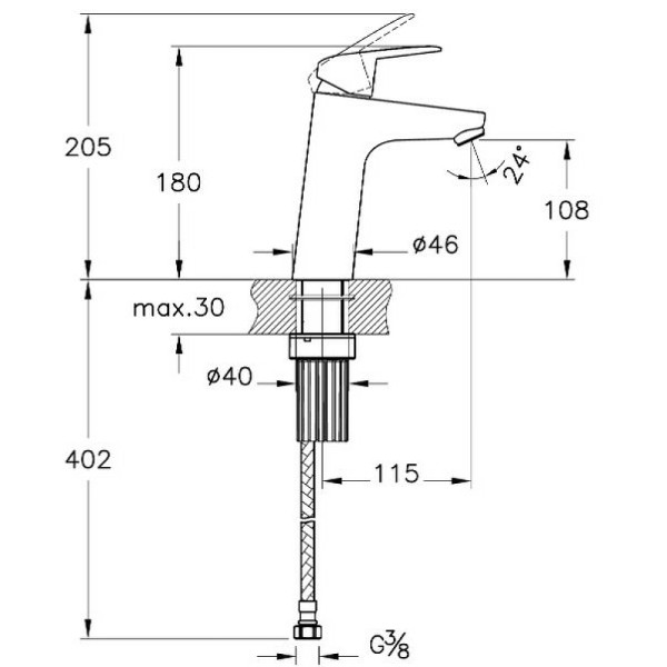 Смеситель для раковины Vitra Flow Round хром (A42925EXP) Смеситель для раковины Vitra Flow Round хром (A42925EXP)