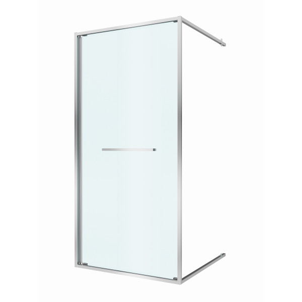 Душевая дверь Cezares Lux 90x195 стекло прозрачное, профиль хром (LUX-B-FS-1-90-C-CR)