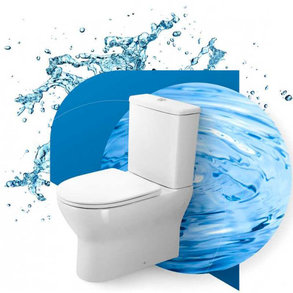 Унитаз компакт BelBagno Energia без бачка с сиденьем микролифт (BB8134CPR/SC)