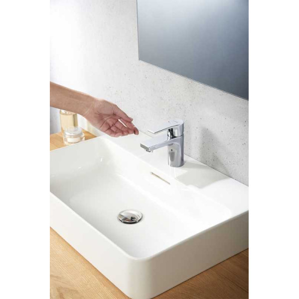 Смеситель для раковины Kludi Zenta SL хром, донный клапан (482630565) Смеситель для раковины Kludi Zenta SL хром, донный клапан (482630565)