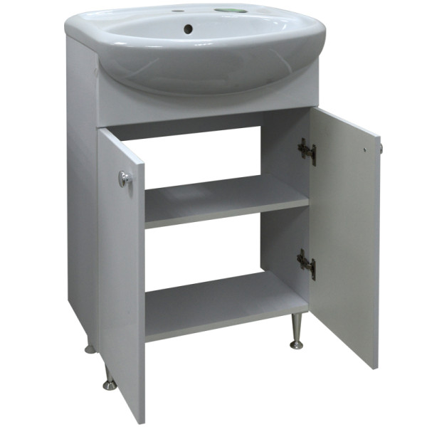 Комплект Тумба Моника New 50 напольная Loranto 53х74х42 с раковиной Арго 50 (CS00076238) Комплект Тумба Моника New 50 напольная Loranto 53х74х42 с раковиной Арго 50 (CS00076238)