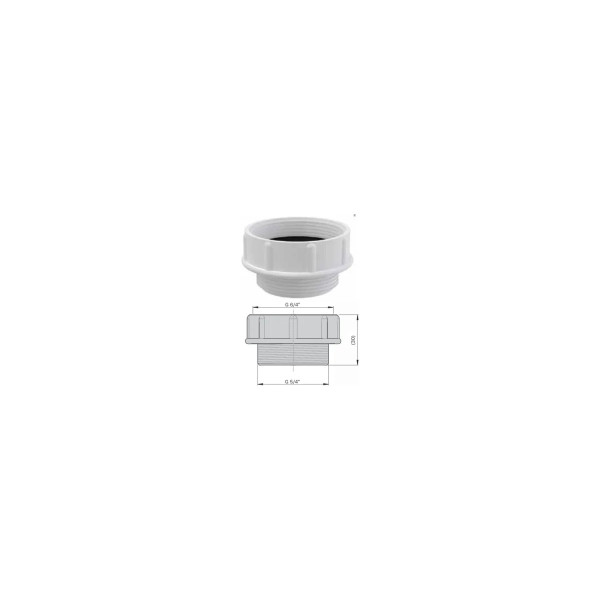 Переход Miano 1 1/2"Вx1 1/4"Н пластик (M1126)