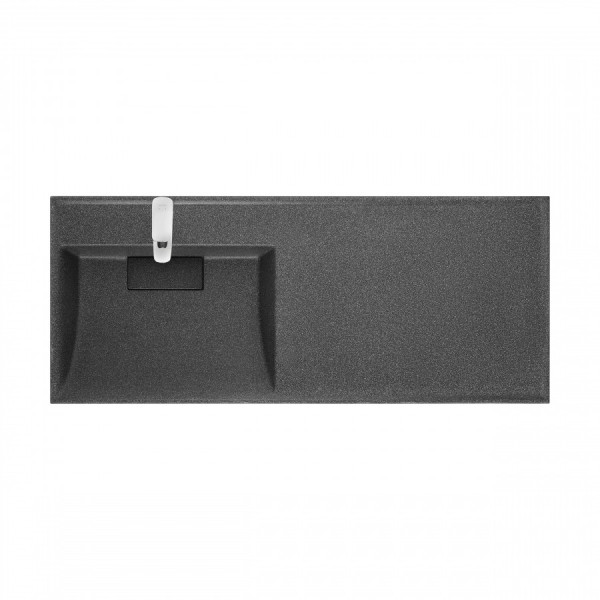 Раковина над стиральной машиной Aquaton Лондри 100x50x16,2 L черный (1.A728.4.3KL.H21.L)