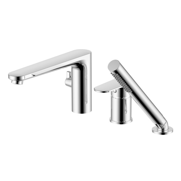 Смеситель на борт ванны Aquatek Ника хром (AQ1848CR)