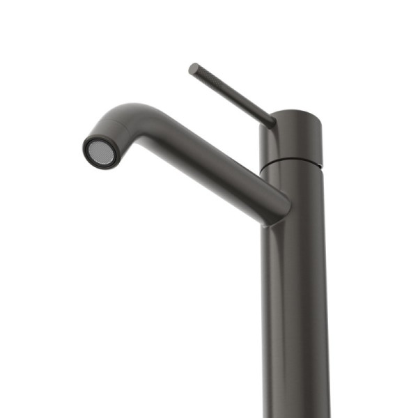 Смеситель для раковины Cezares Relax оружейная сталь матовый (RELAX-LC1-GM-W0)