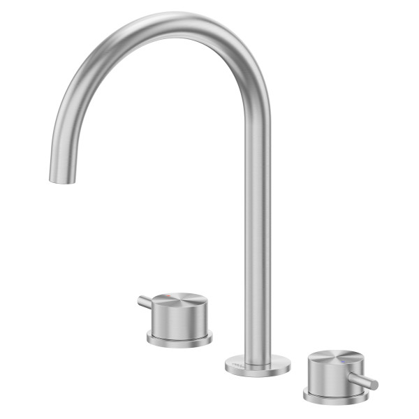 Смеситель для раковины Abber Wasser Kreis 316 сталь брашированная (AF8108BST-M)