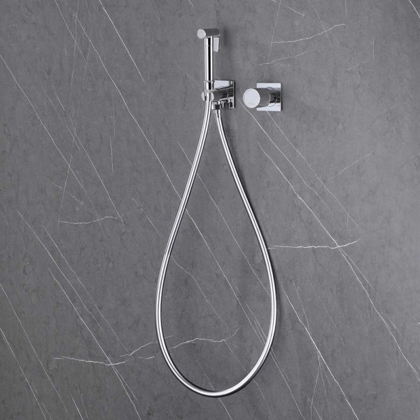 Смеситель с гигиеническим душем Abber Rund хром (AF8725)