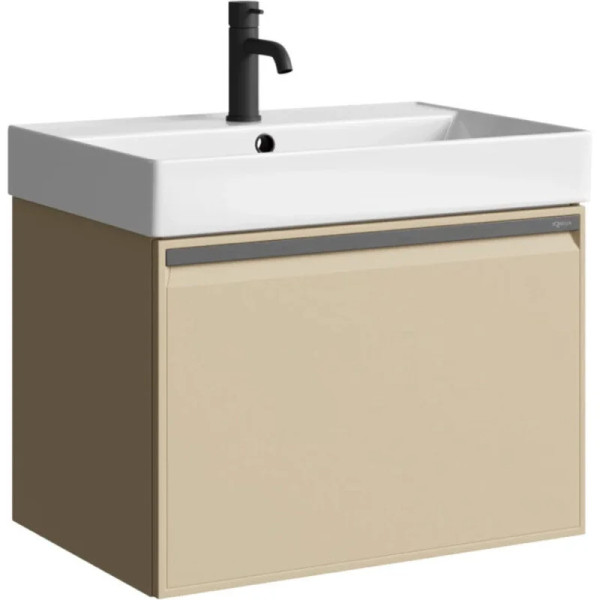 Тумба подвесная Aqwella Pure 640x443x464 капучино светлый (PUR0165KS)