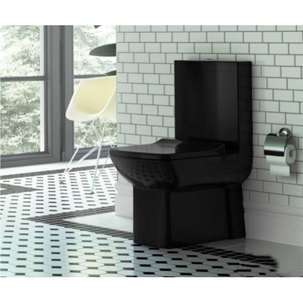 Бачок для унитаза Creavit Lara черный (LR410-00SI00E-0000) Бачок для унитаза Creavit Lara черный (LR410-00SI00E-0000)