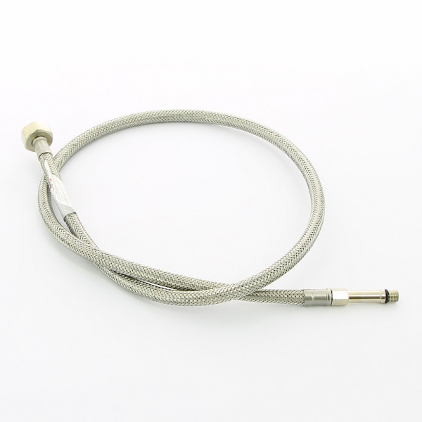 Подводка гибкая для смесителя Uni-Fitt 1000 мм 1/2"*МL8х1 удл. штуцер DN 6 оплётка из нерж. стали (503S2710)