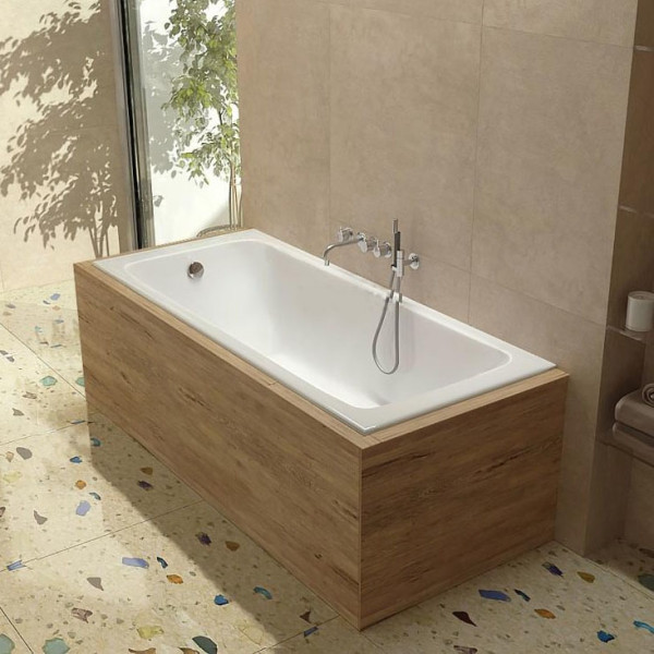 Ванна чугунная Wotte Line 160x70 белая (Line 1600x700) Ванна чугунная Wotte Line 160x70 белая (Line 1600x700)