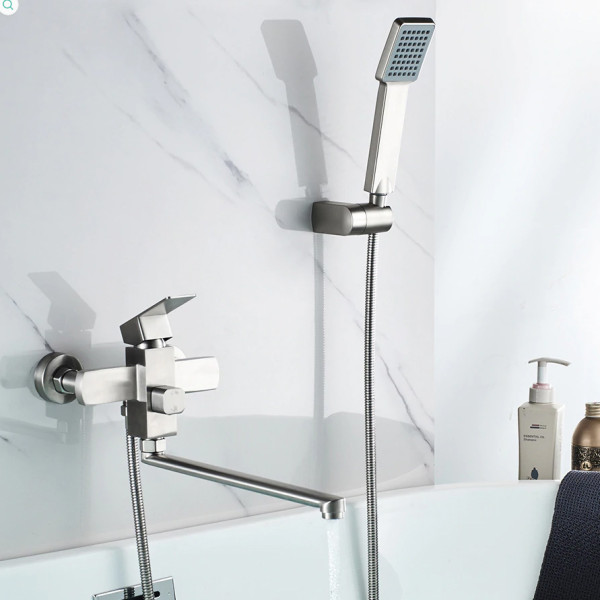 Смеситель для ванны и душа Ledeme с душевым гарнитуром (L72233) Смеситель для ванны и душа Ledeme с душевым гарнитуром (L72233)