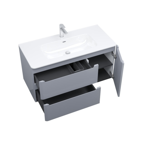 Тумба подвесная Iddis Edifice 100x46,2 светло-серый (EDI10L0i95) Тумба подвесная Iddis Edifice 100x46,2 светло-серый (EDI10L0i95)