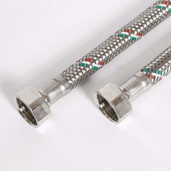 Подводка гибкая Uni-Fitt 1000 мм 1/2" ВВ DN 8 оплётка из нерж. стали (500S2010) Подводка гибкая Uni-Fitt 1000 мм 1/2" ВВ DN 8 оплётка из нерж. стали (500S2010)