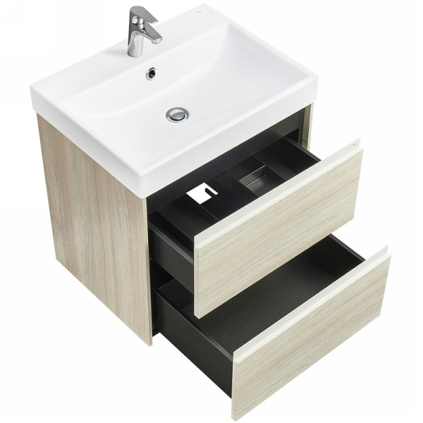 Тумба подвесная Roca Ona 58,5x45x56,5 светлый дуб (857613512)