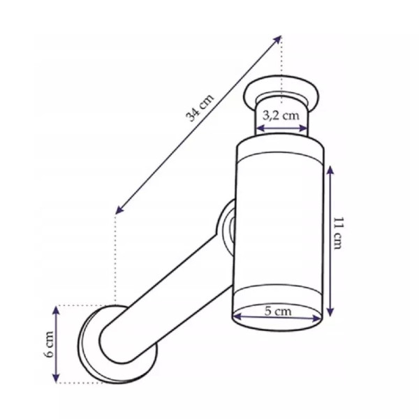 Донный клапан Rea золото (REA-A5692)