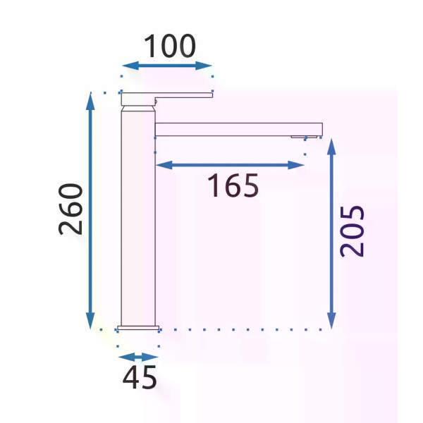 Смеситель для раковины Rea Verso черный матовый (REA-B7902) Смеситель для раковины Rea Verso черный матовый (REA-B7902)