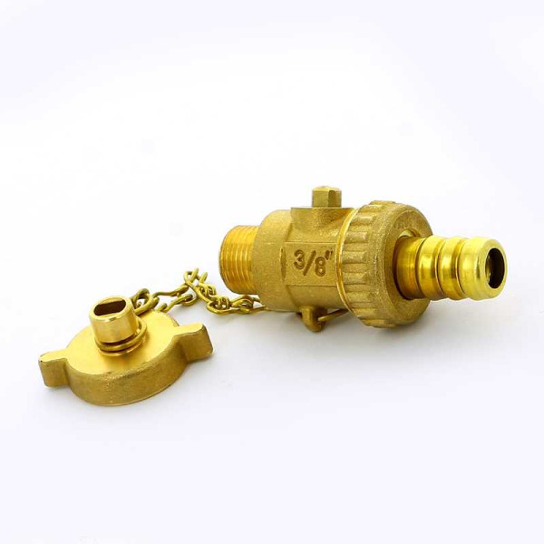 Кран Itap 3/8" Н шаровый сливной с заглушкой (латунный штуцер) (1390038) Кран Itap 3/8" Н шаровый сливной с заглушкой (латунный штуцер) (1390038)