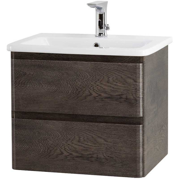 Тумба подвесная BelBagno Albano-CER 60 Rovere Nature Grigio (ALBANO-CER-600-2C-SO-RNG)