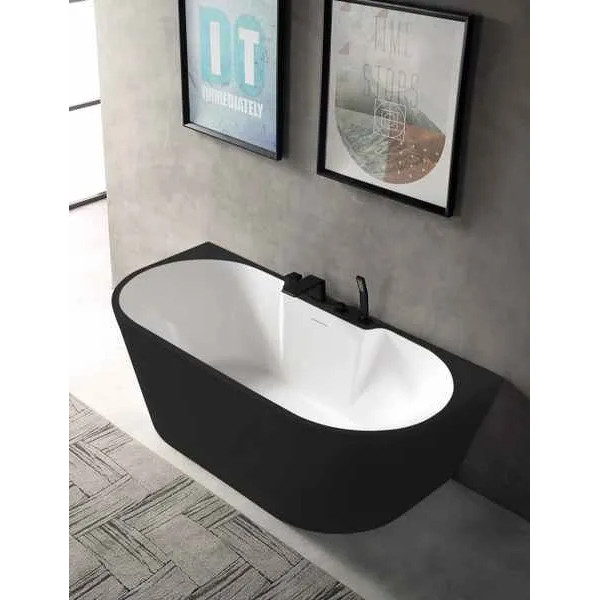 Ванна акриловая Abber 170x80x60 черная (AB9296-1.7MB)