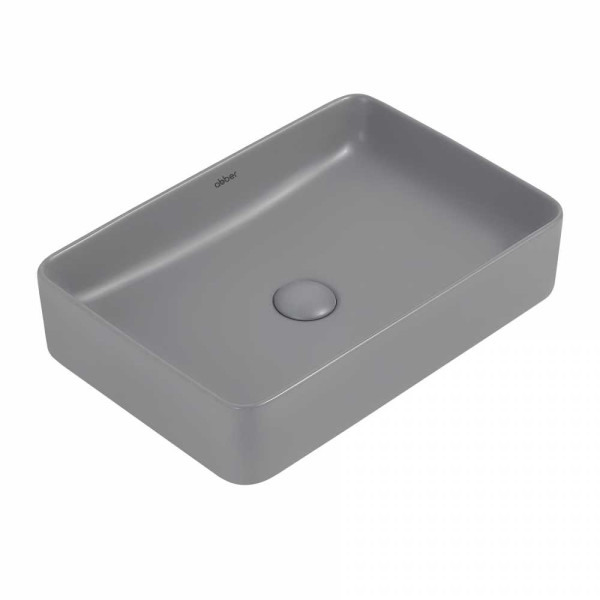Раковина накладная Abber Rechteck серая матовая (AC2207MG) Раковина накладная Abber Rechteck серая матовая (AC2207MG)