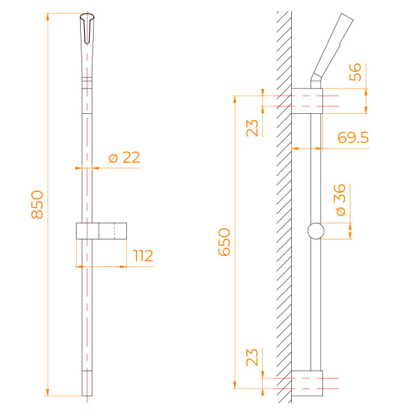 Душевая стойка RGW Shower Panels хром (301401253-01)