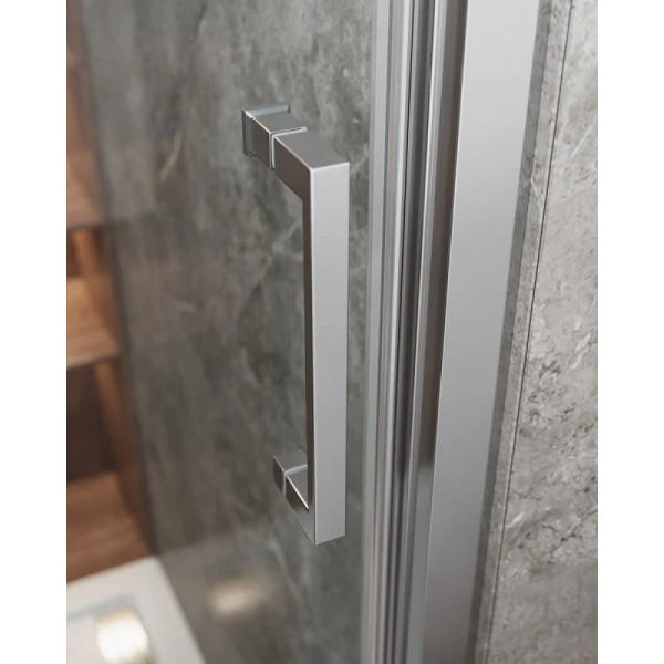 Душевой уголок Cezares Molveno 100x80x195 стекло прозрачное, профиль хром (MOLVENO-AHF-31-100/80-C-CR-IV)