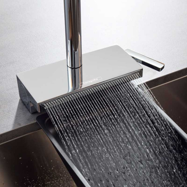 Смеситель для кухни Hansgrohe Aquno Select 170 M81 с вытяжным душем хром (73831000) Смеситель для кухни Hansgrohe Aquno Select 170 M81 с вытяжным душем хром (73831000)