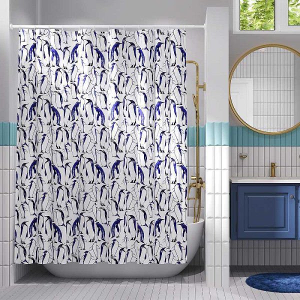 Душевая шторка для ванны Wasser Kraft Berkel 180х200 (SC-49101)