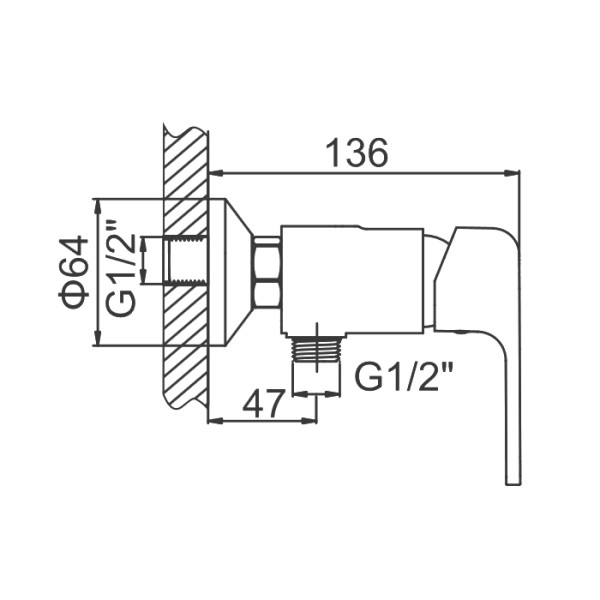 Смеситель с гигиеническим душем Ledeme (L5244)