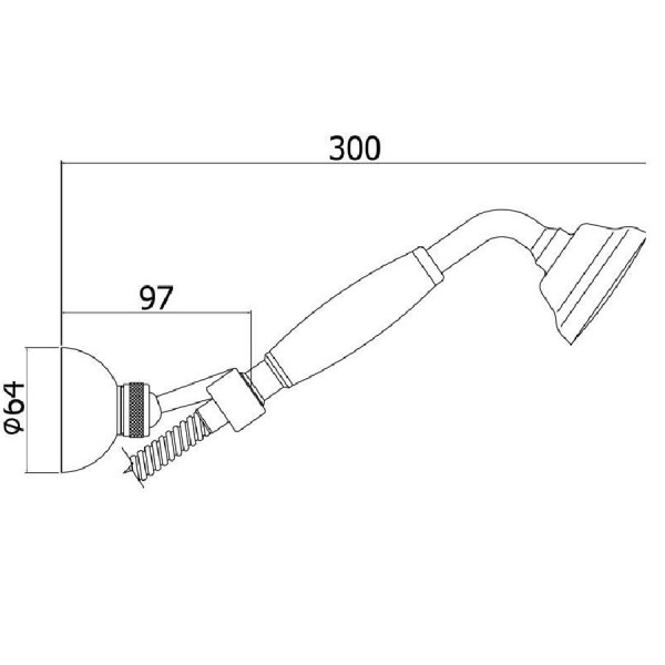 Душевой гарнитур Paffoni Belinda хром (ZDUP035CR)