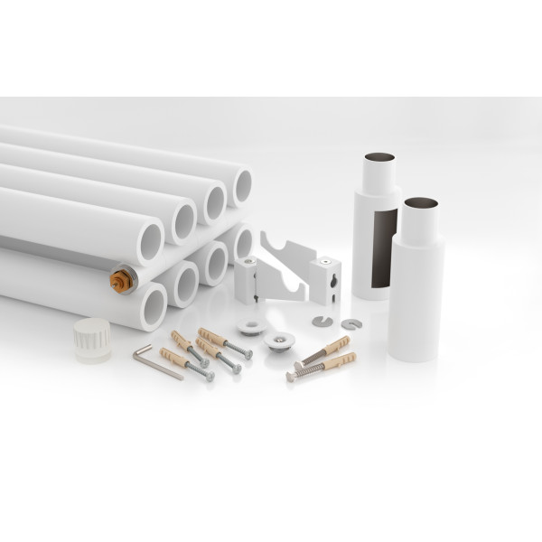 Стальной радиатор Сунержа Эталон-00 EU50 1800x341 5 секции матовый белый (30-0335-1805)