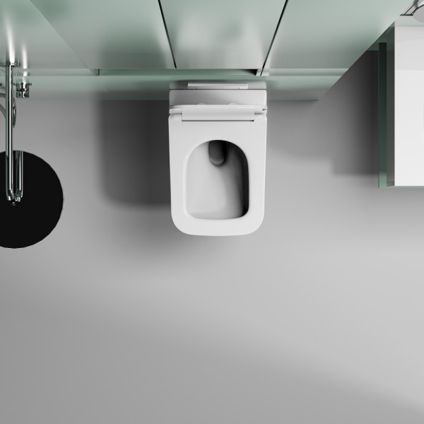 Унитаз подвесной Abber Ultra с ультратонким ободком белый (AC1303) Унитаз подвесной Abber Ultra с ультратонким ободком белый (AC1303)