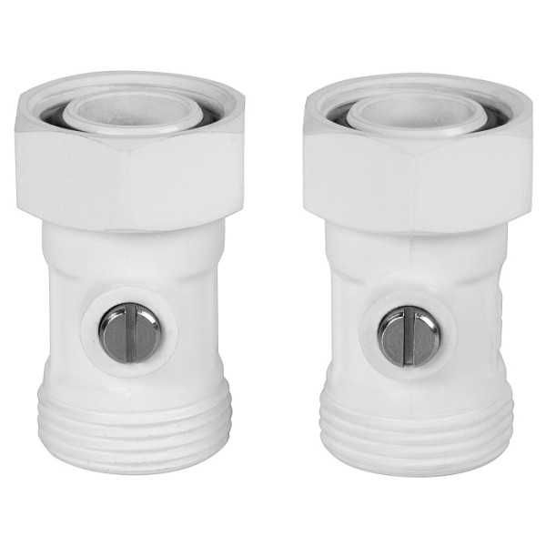Комплект фитингов со встроенным шаровым краном Royal Thermo 3/4"х3/4"EK (белый) (RANPP13434WH) Комплект фитингов со встроенным шаровым краном Royal Thermo 3/4"х3/4"EK (белый) (RANPP13434WH)