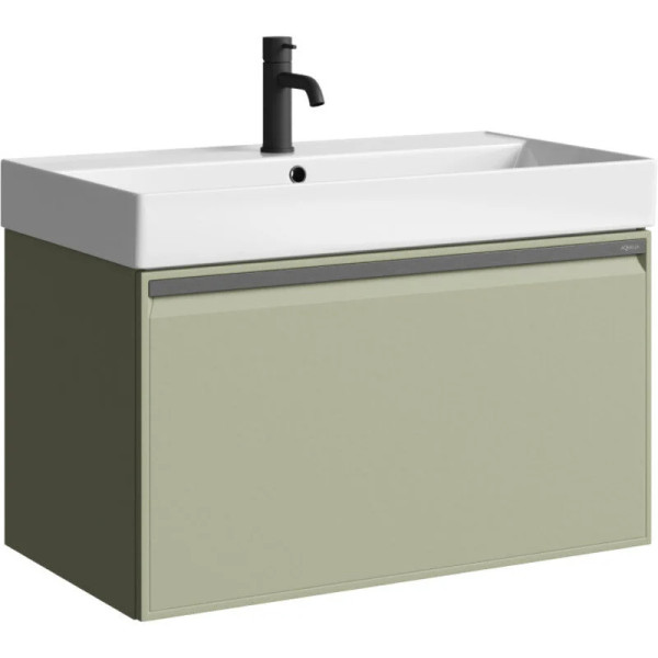 Тумба подвесная Aqwella Pure 792x443x464 шалфей зеленый (PUR0108SH)