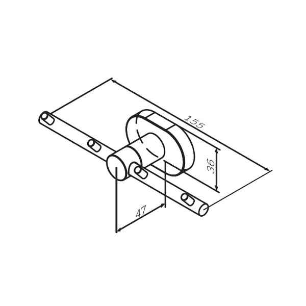 Крючок для полотенец AM.PM Sense (A7435900) Крючок для полотенец AM.PM Sense (A7435900)