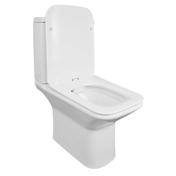 Унитаз напольный Azario Formal с сиденьем с микролифтом белый (AZ-1353B)