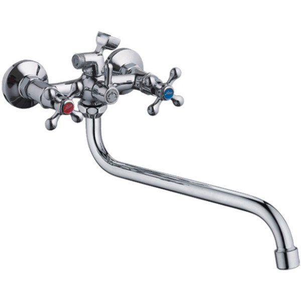 Смеситель для ванны и душа Ledeme с душевым гарнитуром (L2508)