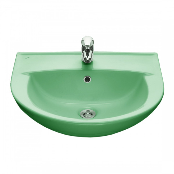 Раковина подвесная Santeri Виктория салатовая 56x45,3x20 салатовая (1.3111.6.S04.11B.0) Раковина подвесная Santeri Виктория салатовая 56x45,3x20 салатовая (1.3111.6.S04.11B.0)