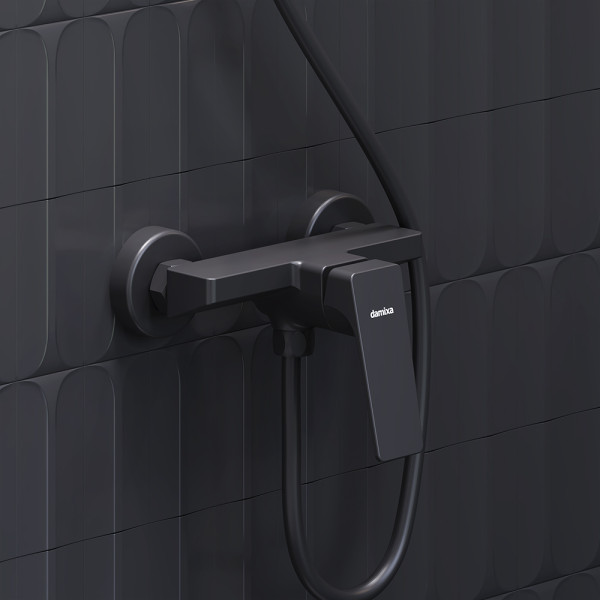 Смеситель для душа Damixa Merkur черный (402000300) Смеситель для душа Damixa Merkur черный (402000300)