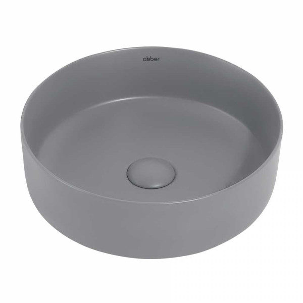 Раковина накладная Abber Bequem серая матовая (AC2108MG) Раковина накладная Abber Bequem серая матовая (AC2108MG)