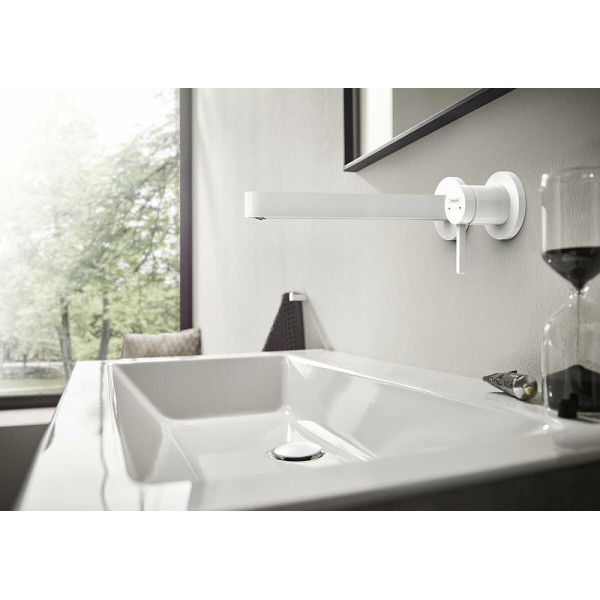 Смеситель для раковины Hansgrohe Finoris белый (76050700)